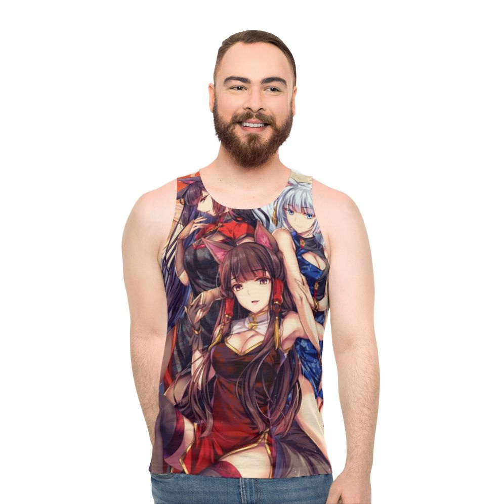 Sakura Sisters Anime Unisex Tank Top - men