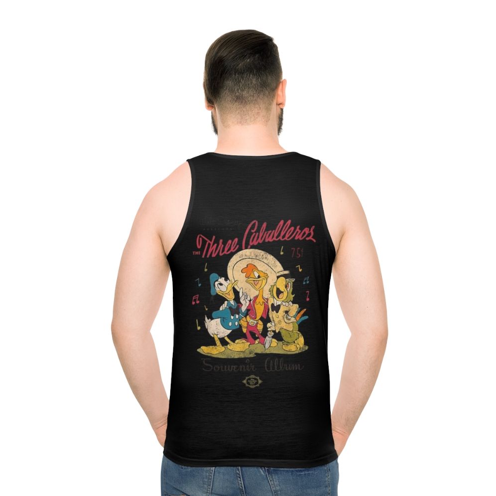 The Three Caballeros Disney Cartoon Unisex Tank Top - men back