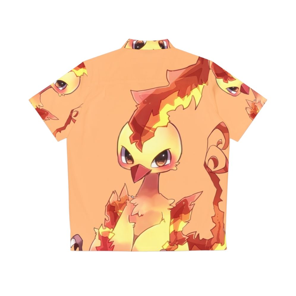 Legendary Phoenix Hawaiian Shirt - Mythical Bird Inspired Tropical Attire - Back