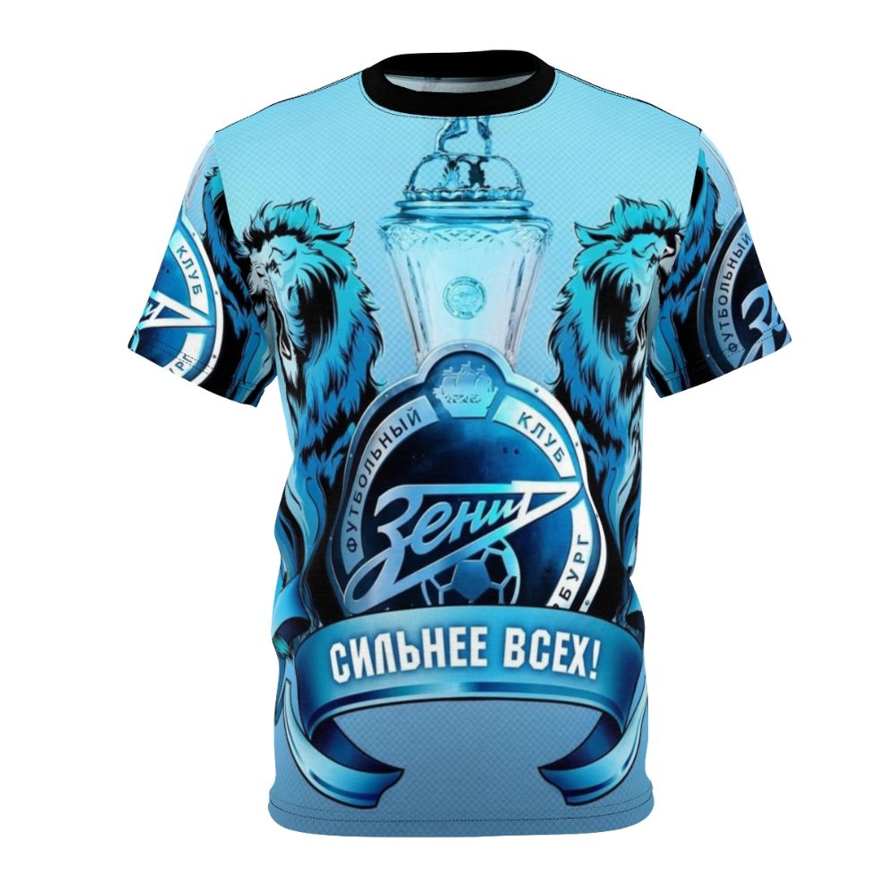 Zenit Saint Petersburg Inspired All-Over Print T-shirt