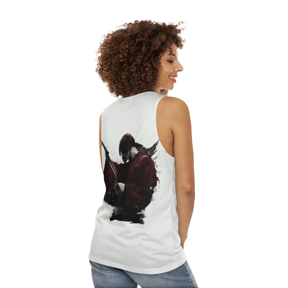 Rurouni Kenshin Anime Tank Top - women back