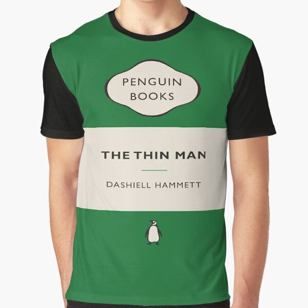 Vintage-style Penguin Classics "The Thin Man" graphic t-shirt