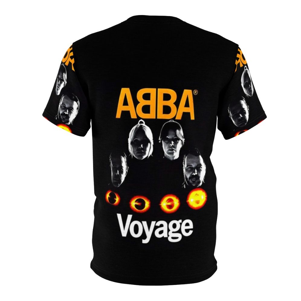 ABBA-inspired AOP t-shirt featuring music, dancing, and disco elements - Back