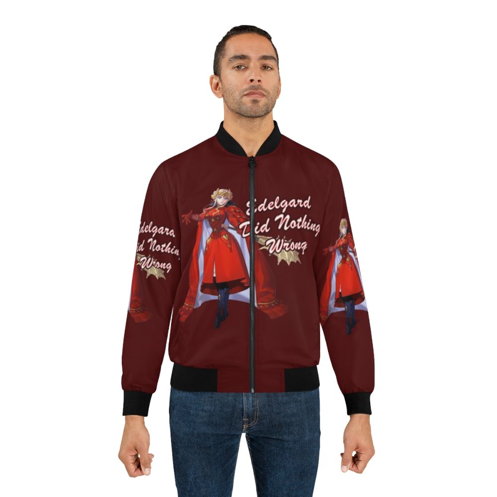 Edelgard Fire Emblem Three Houses Black Eagles Bomber Jacket - Lifestyle