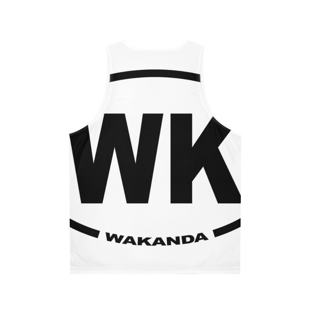 Wakanda Unisex Tank Top - Back