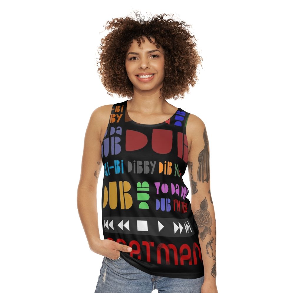 Scatman John inspired lyric unisex tank top - women