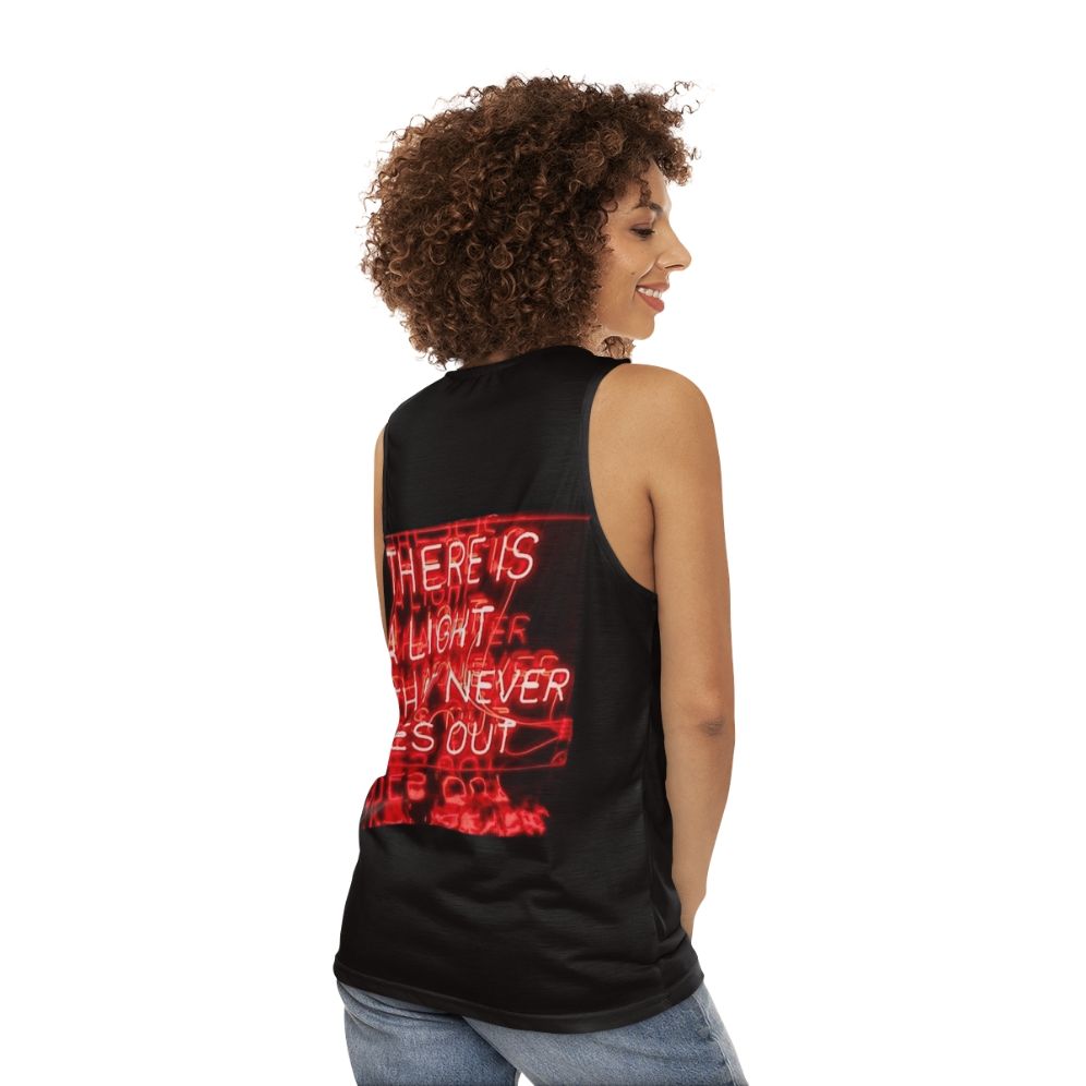 The Smiths Unisex Neon Lights Tank Top - women back