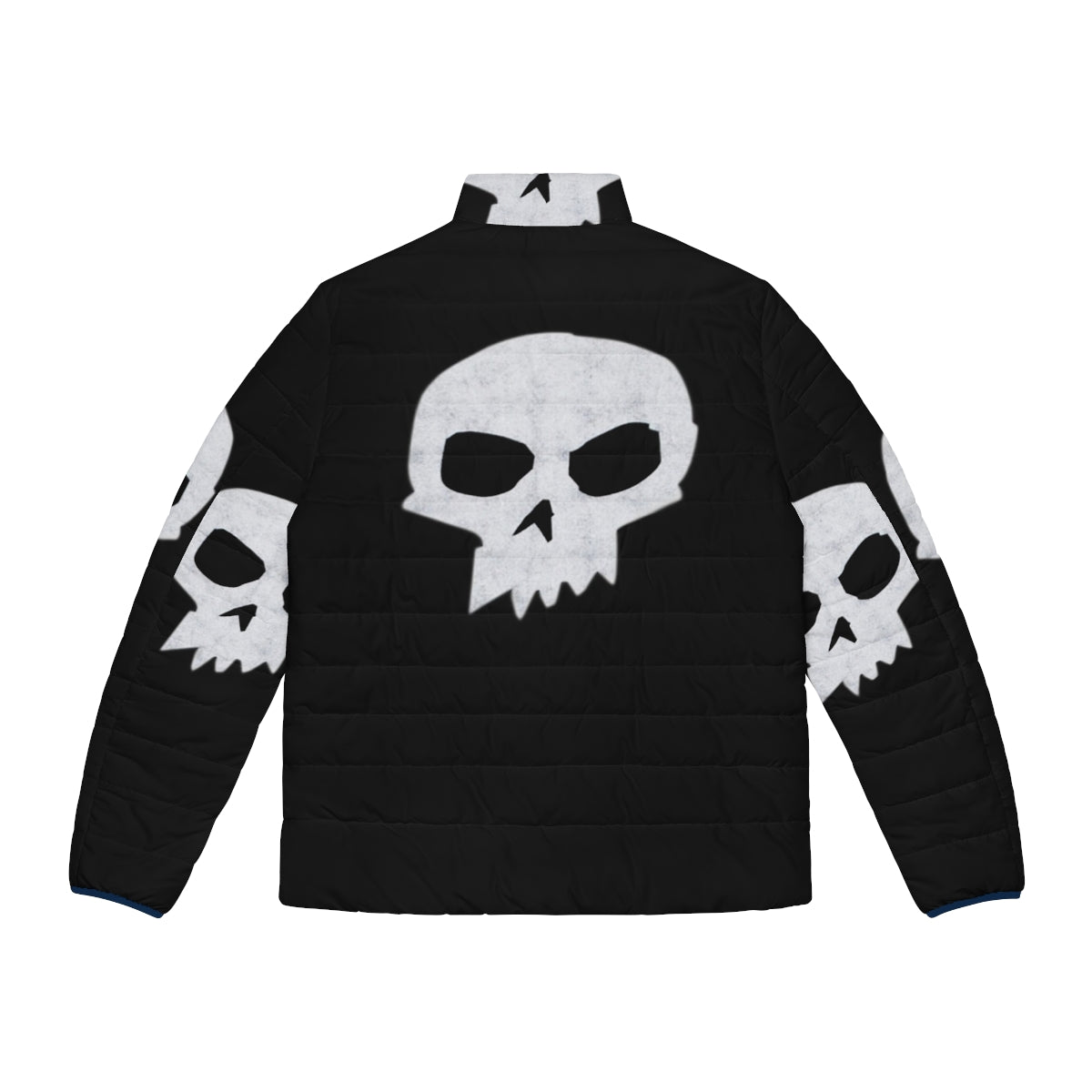 Sid's Puffer Jacket - Toy Story inspired winter outerwear with skull and punk design - Back