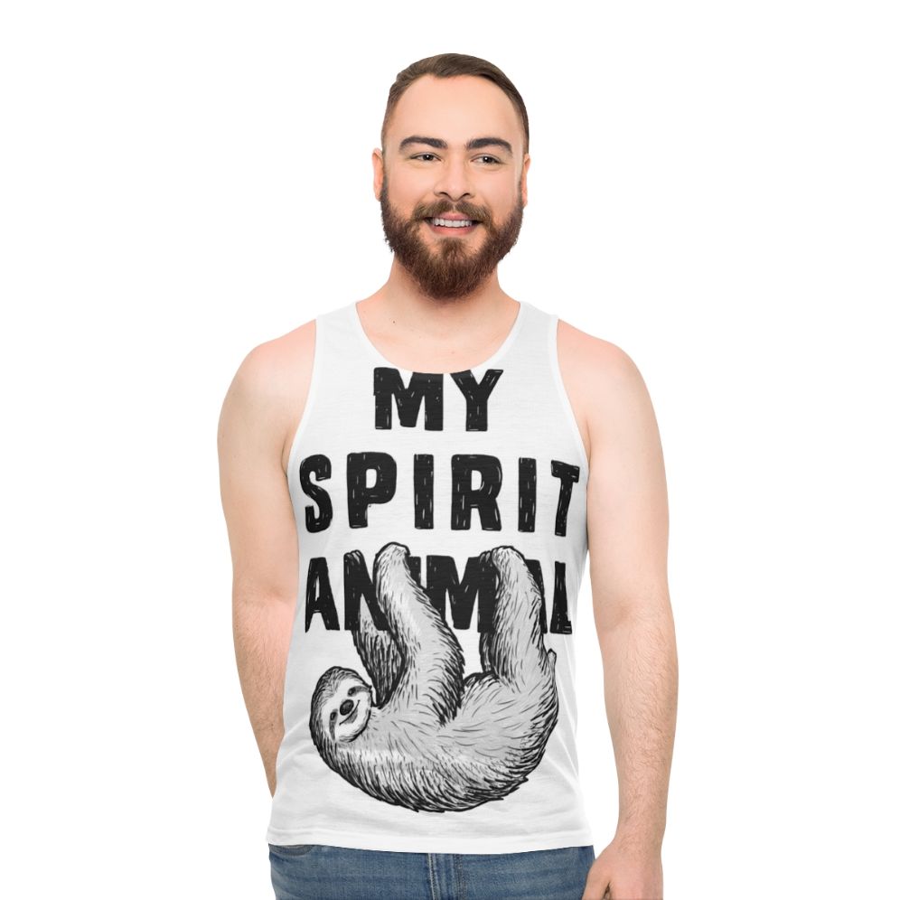 Sloth My Spirit Animal Unisex Tank Top - men