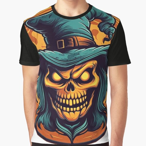 Spooky smile graphic Halloween t-shirt