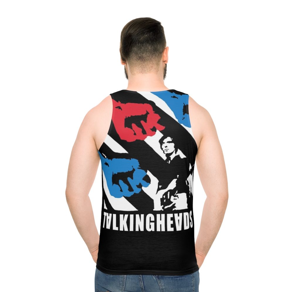 Talking Heads Unisex Tank Top - men back