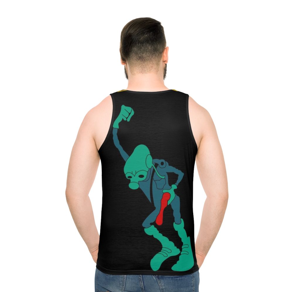 Unisex "They Killed Fritz" Tank Top from Ralph Bakshi's 70s Fantasy Animation - men back