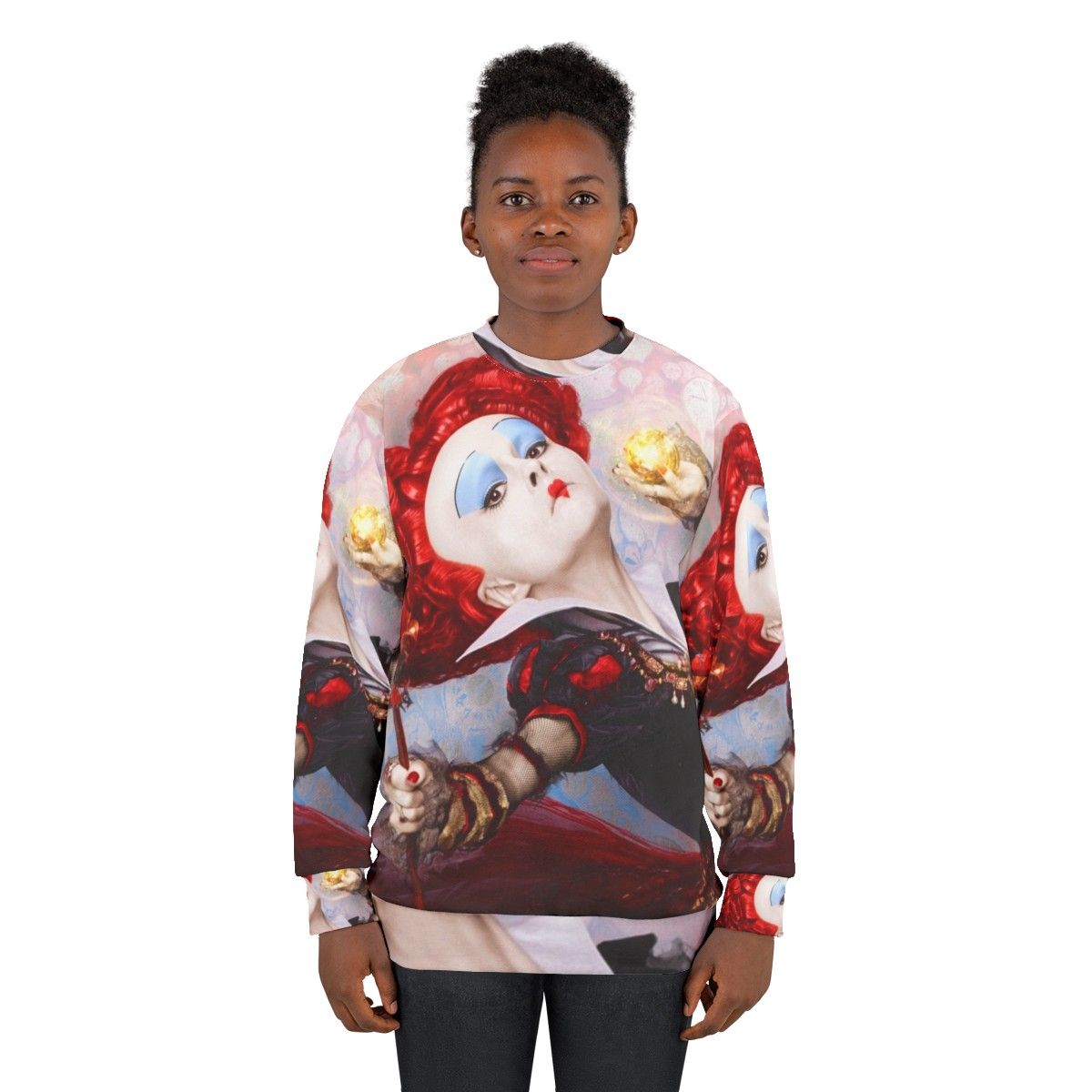 Alice in Wonderland Red Queen Graphic Sweatshirt - women