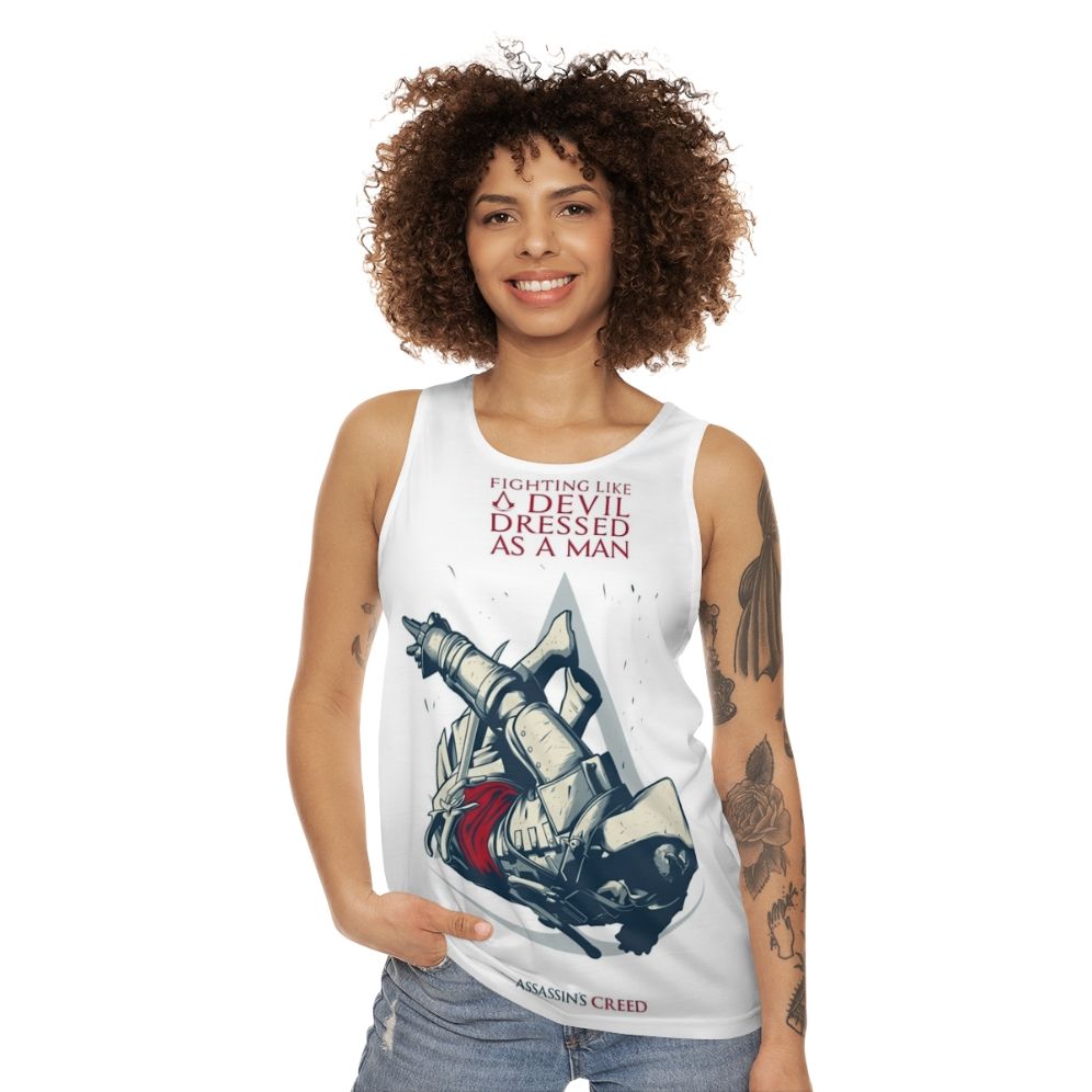 Edward Kenway Leap of Faith Unisex Tank Top - women