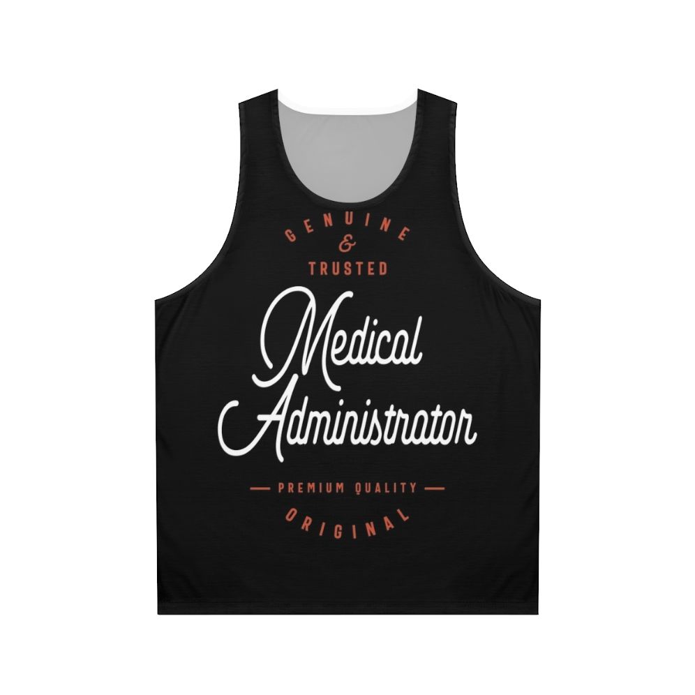 Unisex medical administrator tank top