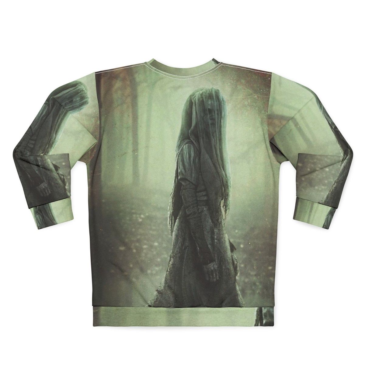 Cursed La Llorona Halloween Design Sweatshirt - Back