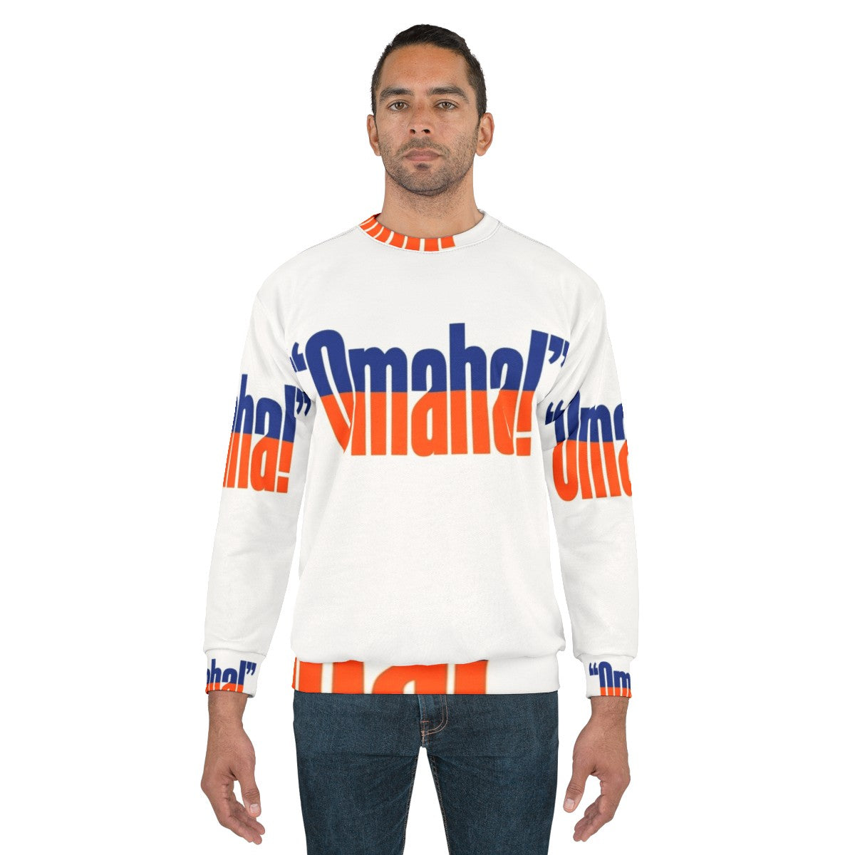 Yell Sweatshirt featuring the Denver Broncos and Peyton Manning - men