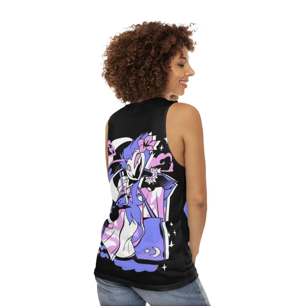 Helluva Boss Stolas Unisex Tank Top - women back