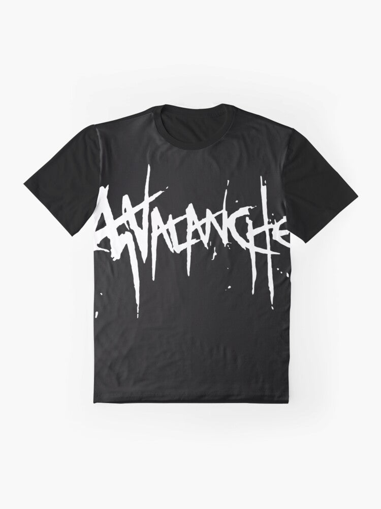 Final Fantasy VII Remake - AVALANCHE (Logo) Graphic T-Shirt, featuring the iconic AVALANCHE logo from the popular video game series. - Flat lay