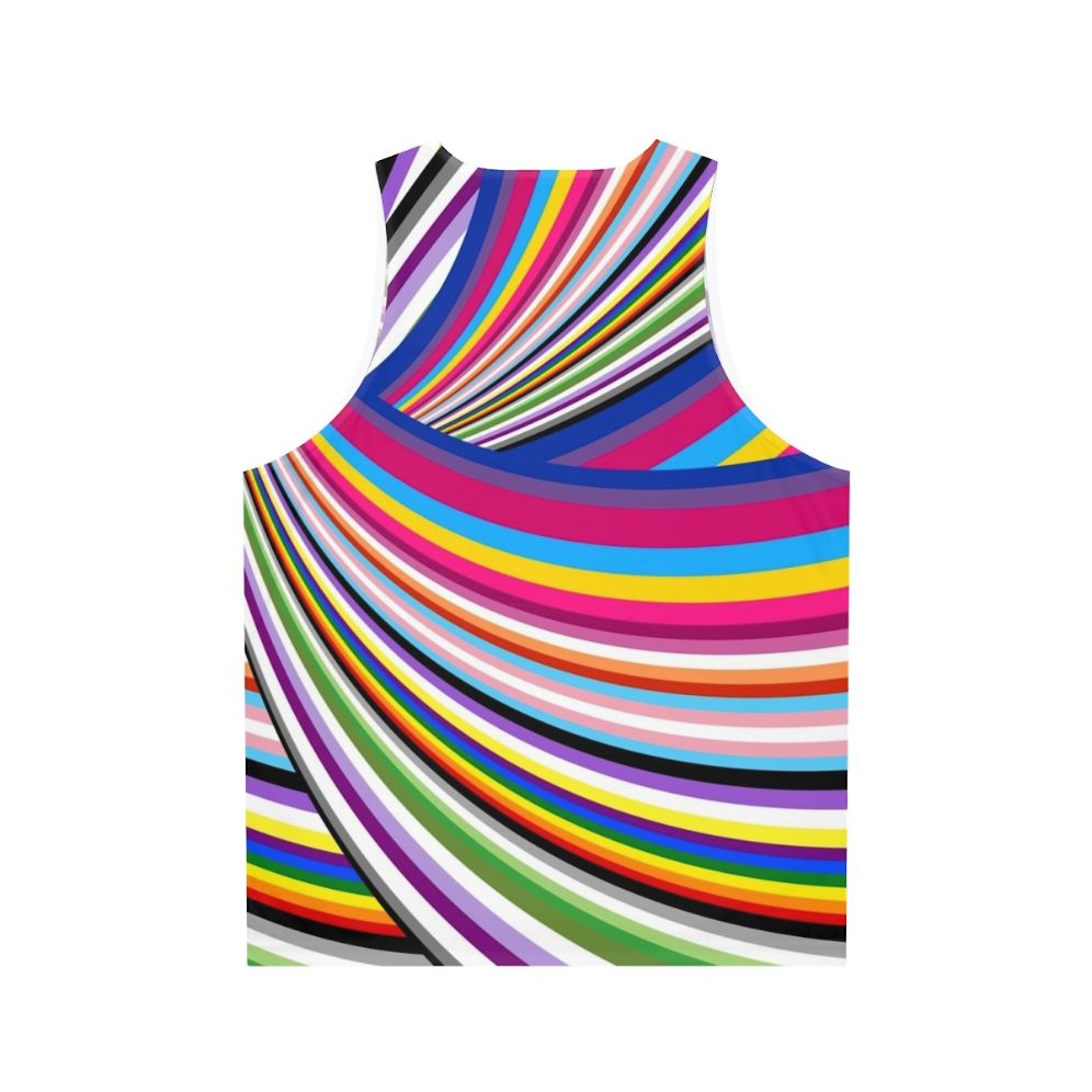 Unisex Pride Flags Tank Top - Back