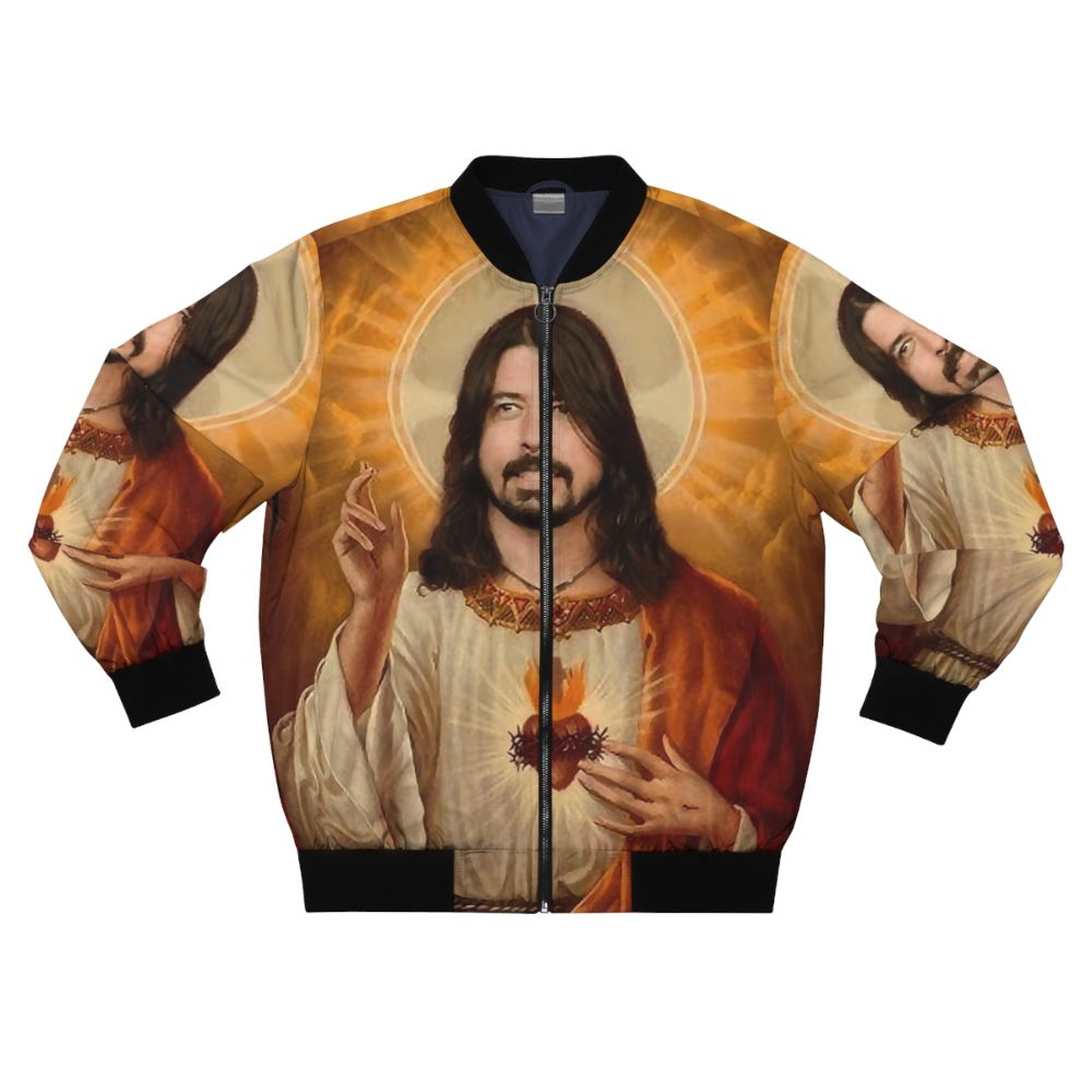 Dave Grohl Jesus Inspired Bomber Jacket