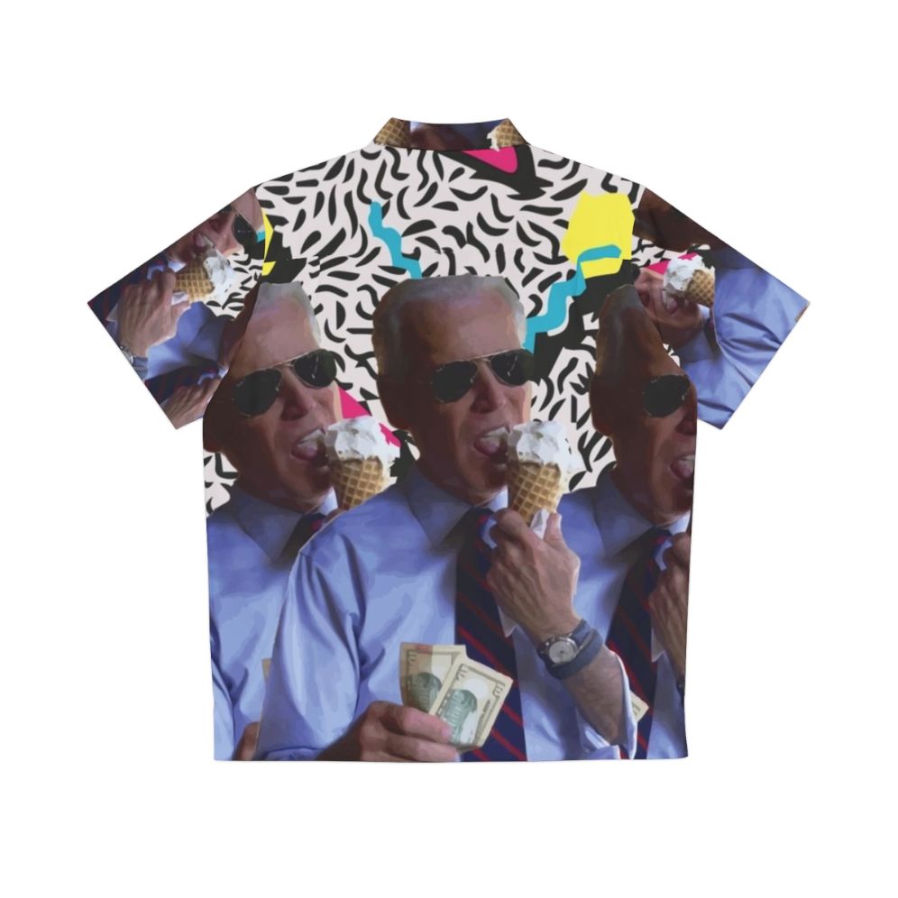 Retro Biden FTW Hawaiian Shirt - Back