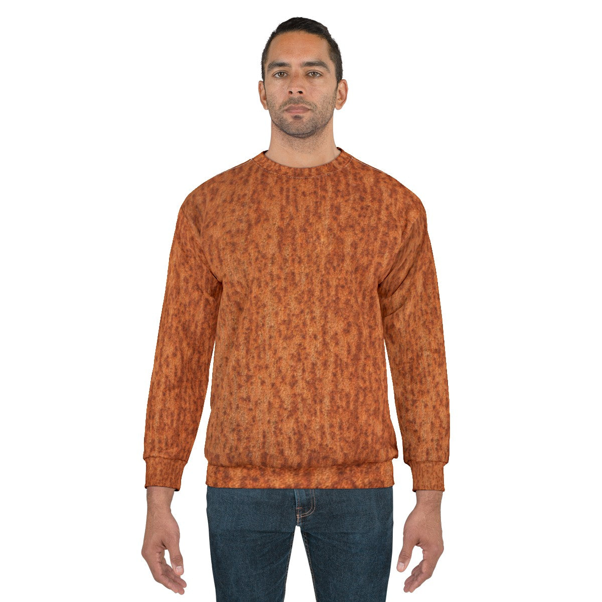 Rusty metallic industrial vintage sweatshirt - men