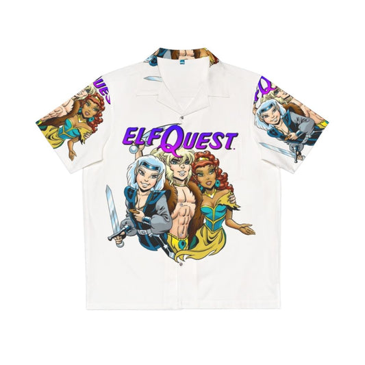 Elfquest Vintage Hawaiian Shirt with Fantasy Art