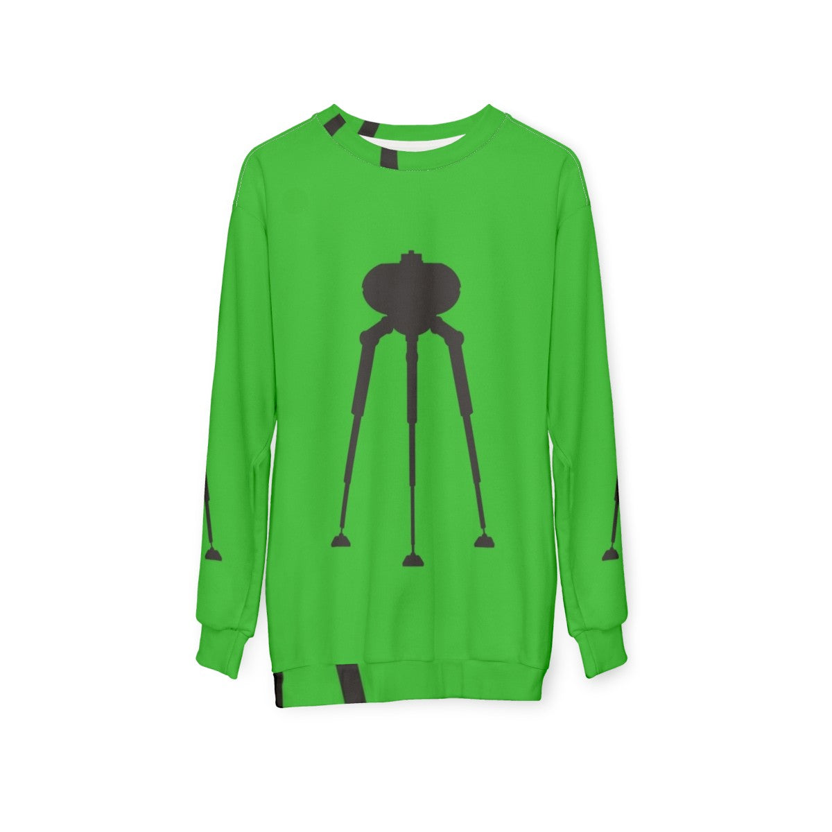 Three Legged Alien Transport Machine Sci-Fi Sweatshirt - hanging