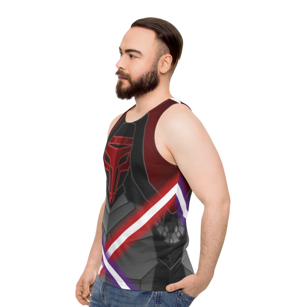 Unisex Dark Warrior Star Wars Tank Top - men side