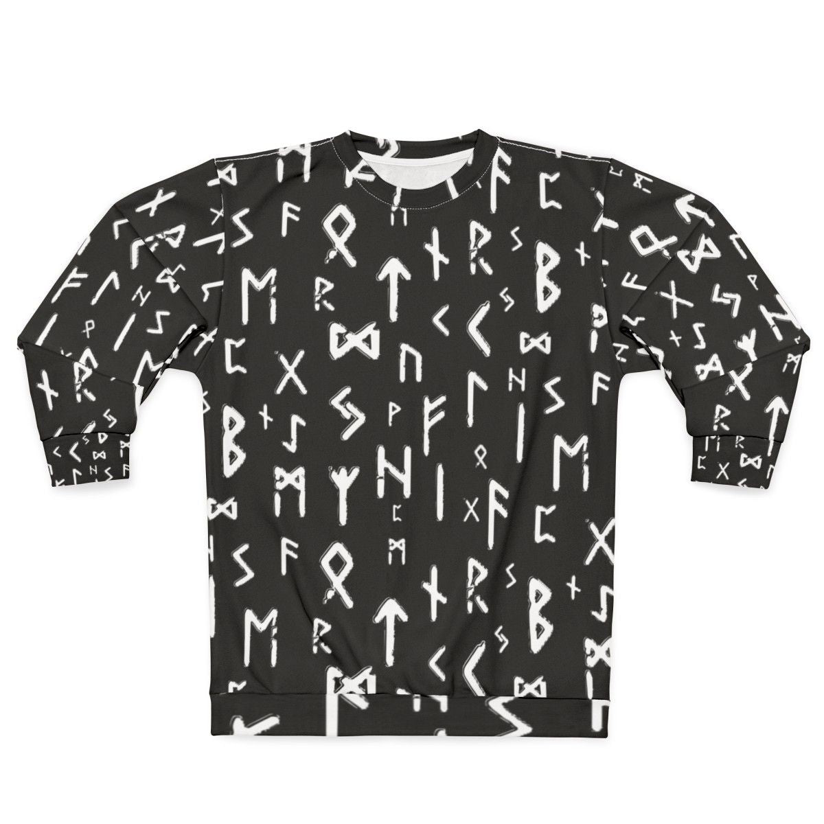 Elder Futhark Runes Viking Runic Alphabet Sweatshirt