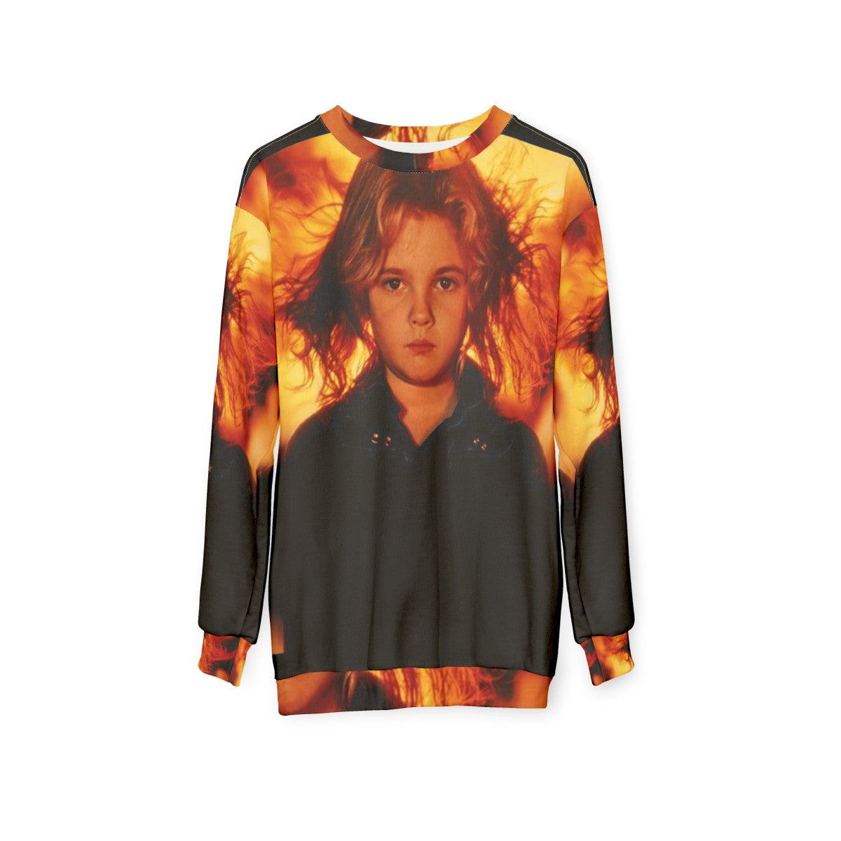 Firestarter Drew Barrymore Sweatshirt - hanging