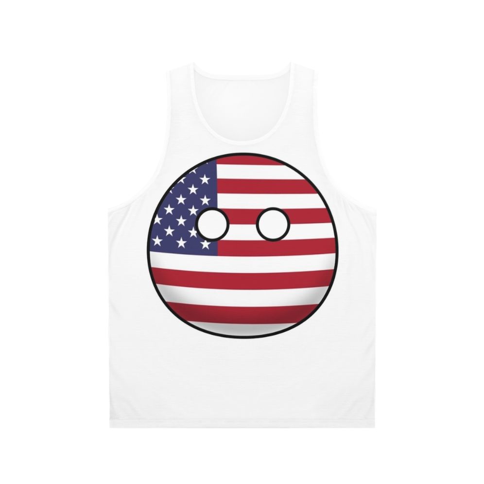 Patriotic Countryball Unisex Tank Top