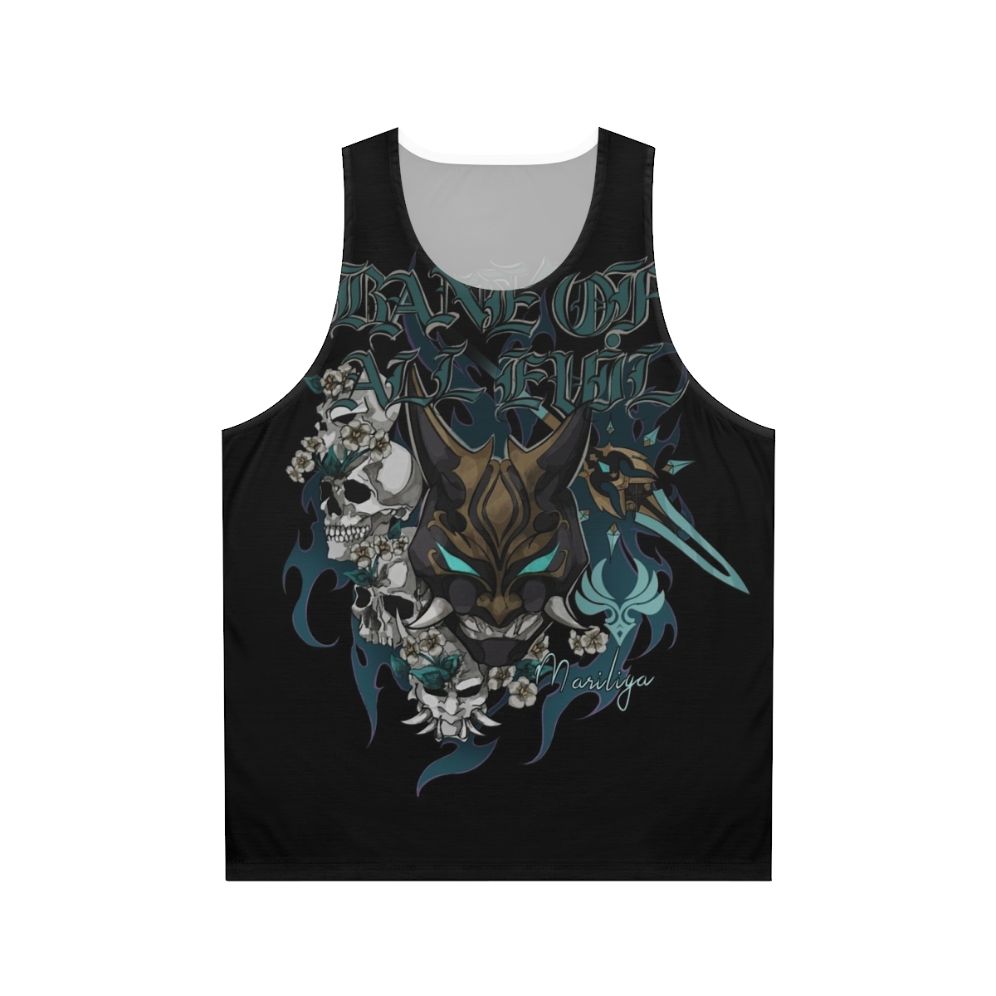 Genshin Impact inspired metal punk unisex tank top