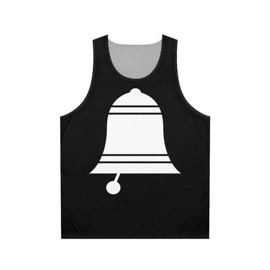 White Bell Campana Unisex Tank Top for Activities and Hobbies