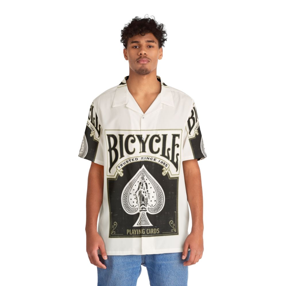 Bicycle Playing Cards Hawaiian Shirt - People Front