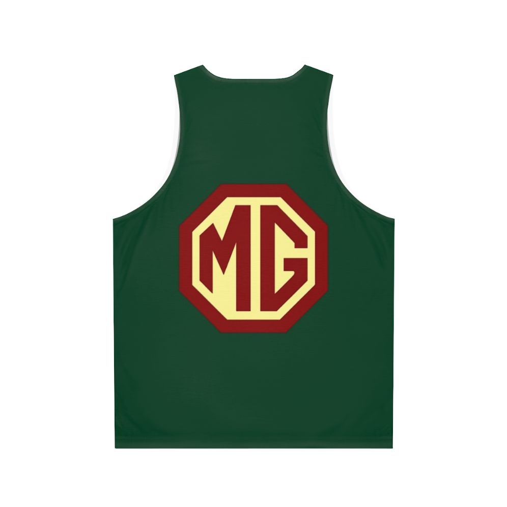 Classic MG Morris Garages Unisex Tank Top - Back