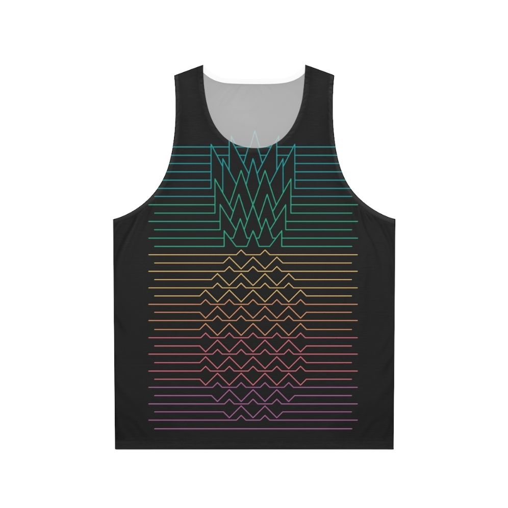 Hala Kahiki Unisex Tank Top with Tropical, Minimalist, and Retro-Inspired Design