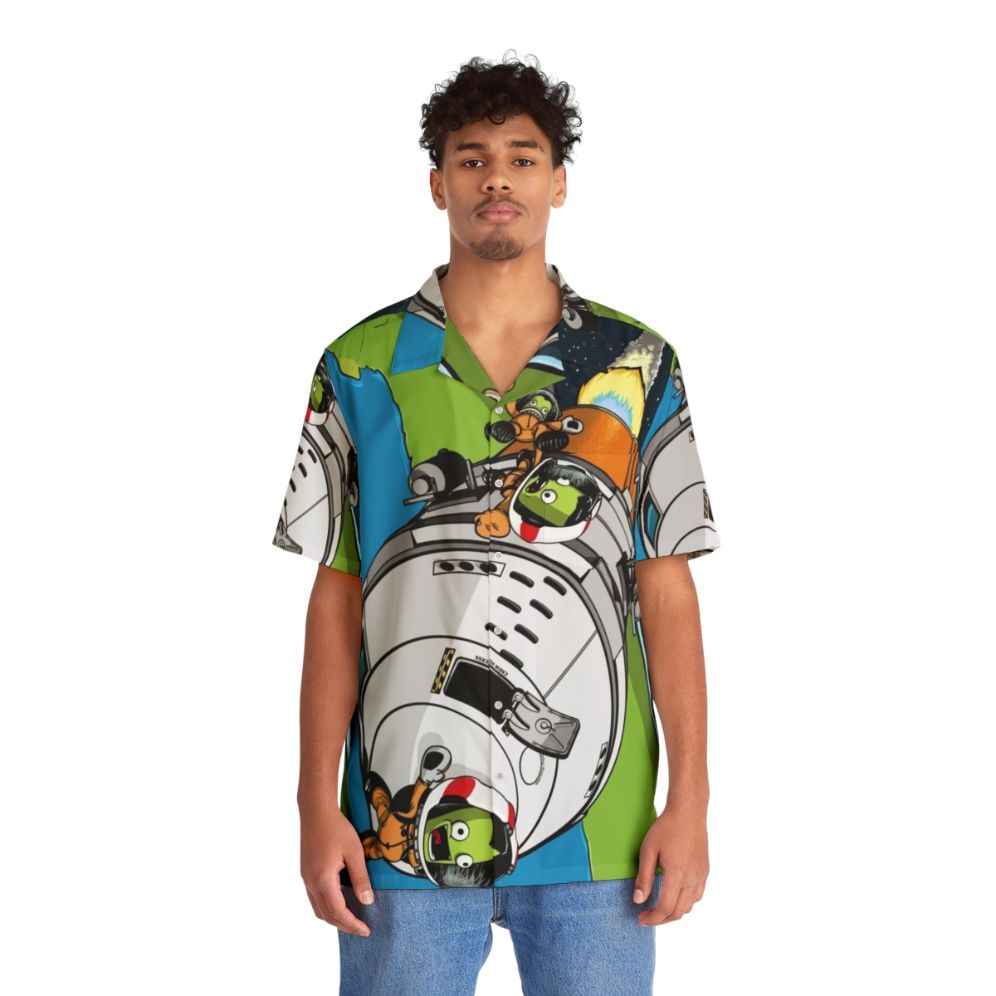 Jebbin Hawaiian Shirt - Kerbal Space Program Inspired Fan Art - People Front