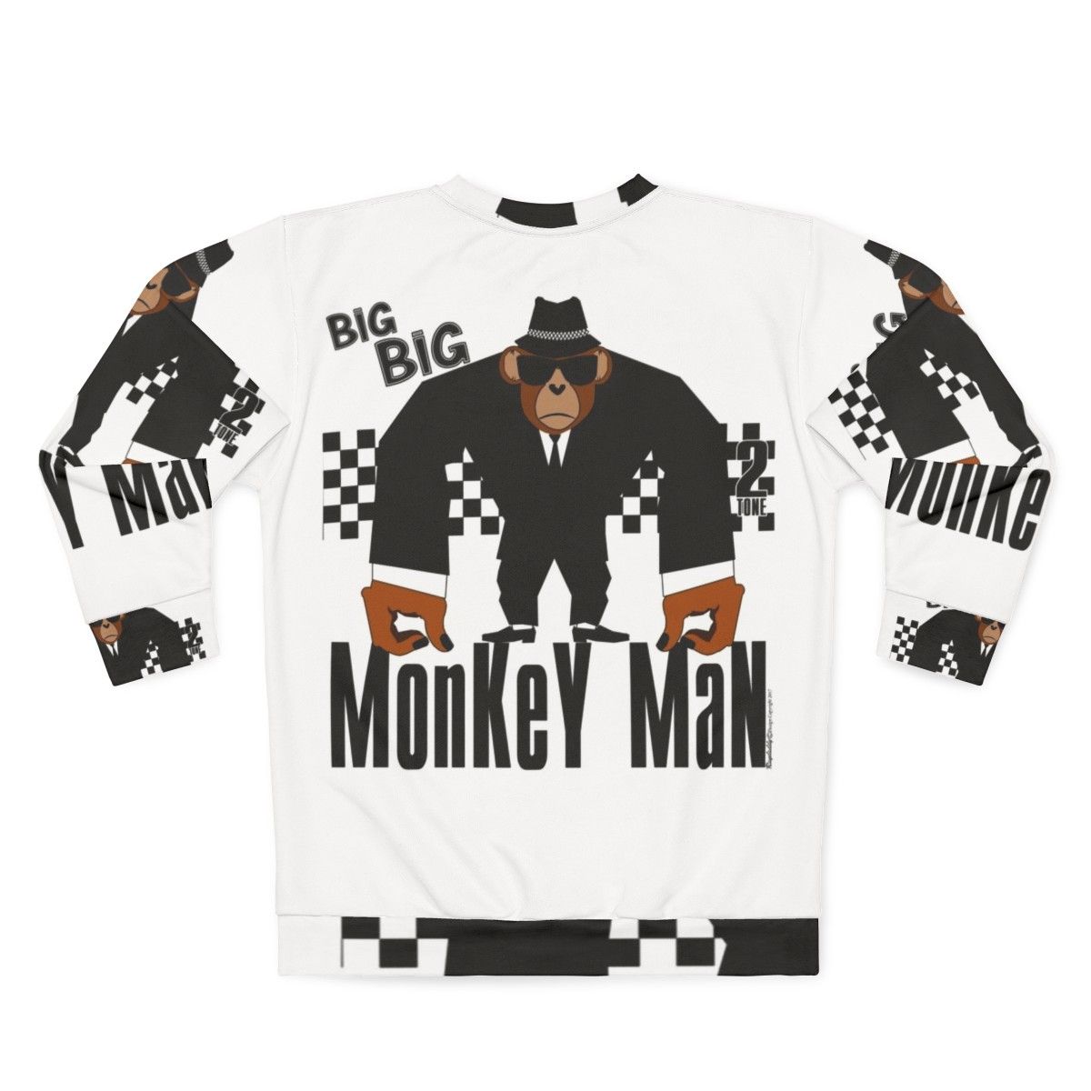 Big Monkey Man Ska Sweatshirt - Back