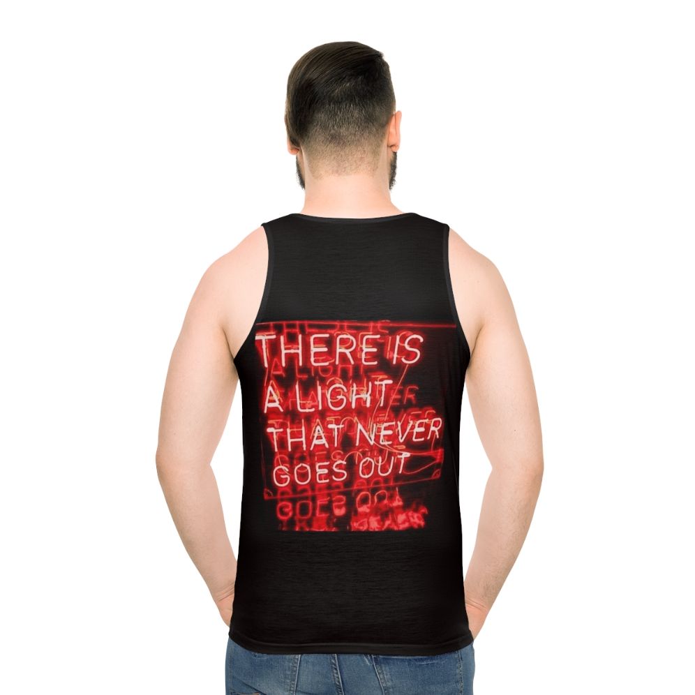 The Smiths Unisex Neon Lights Tank Top - men back