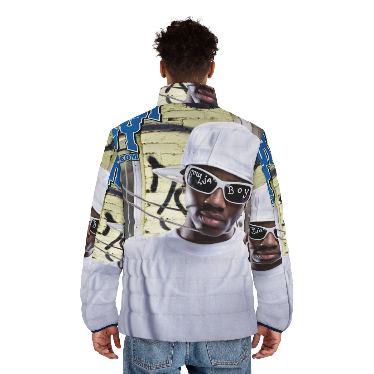 Soulja Tellem Puffer Jacket - Urban Streetwear for the Trendsetter - men back