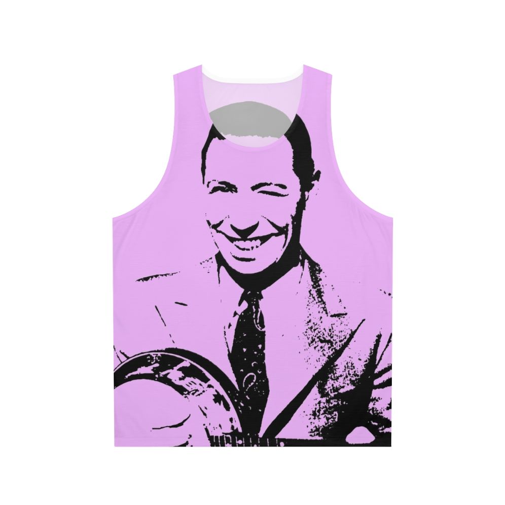 Vintage Ukulele King George Formby Unisex Tank Top