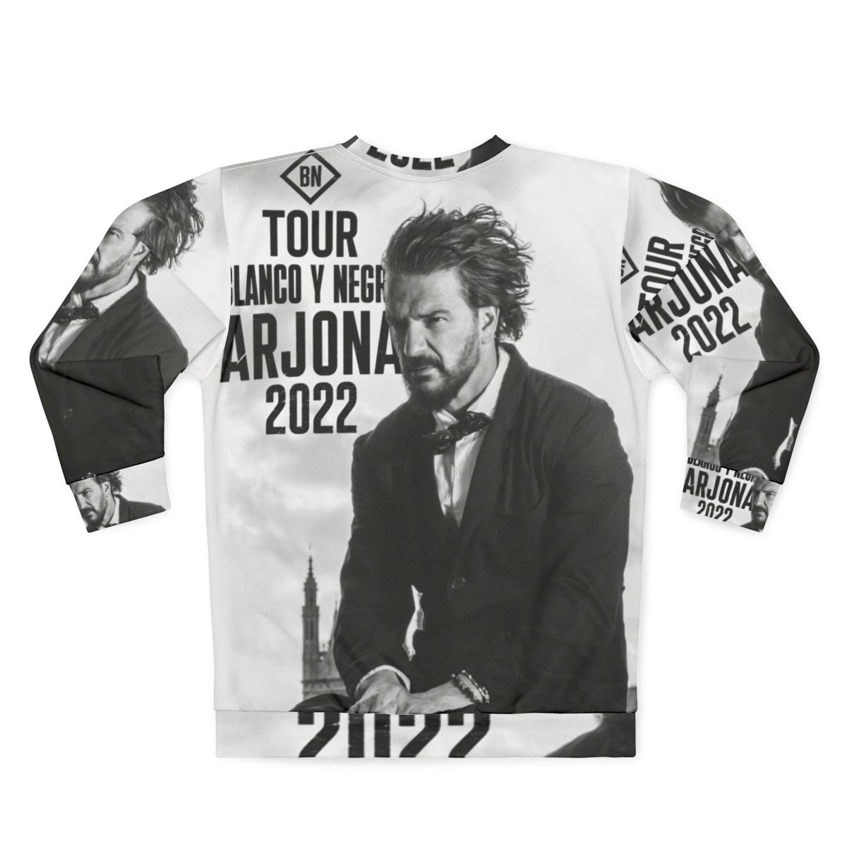 Ricardo Arjona Blanco y Negro Tour Sweatshirt - Back