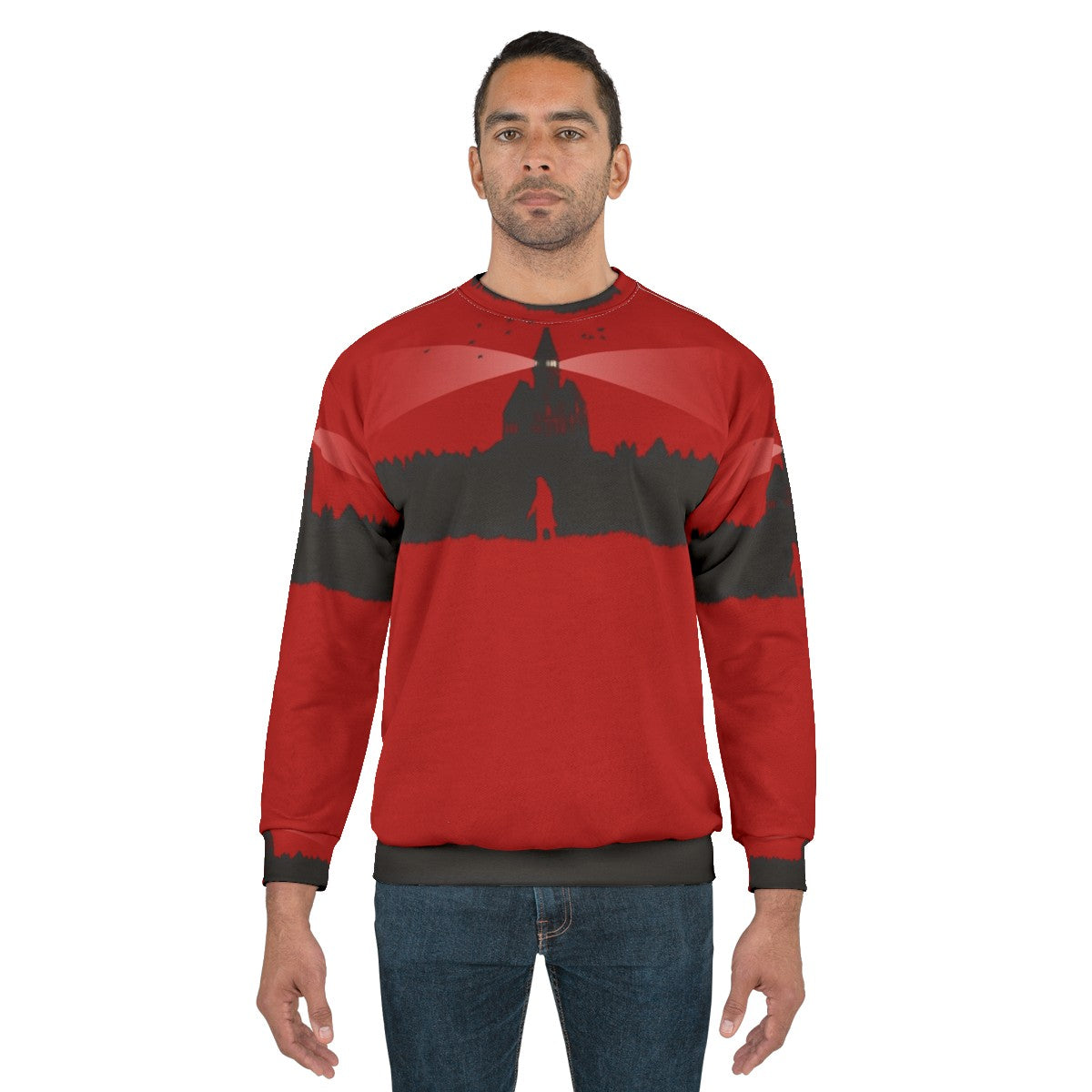 The Evil Within Light Sweatshirt featuring horror game characters - men