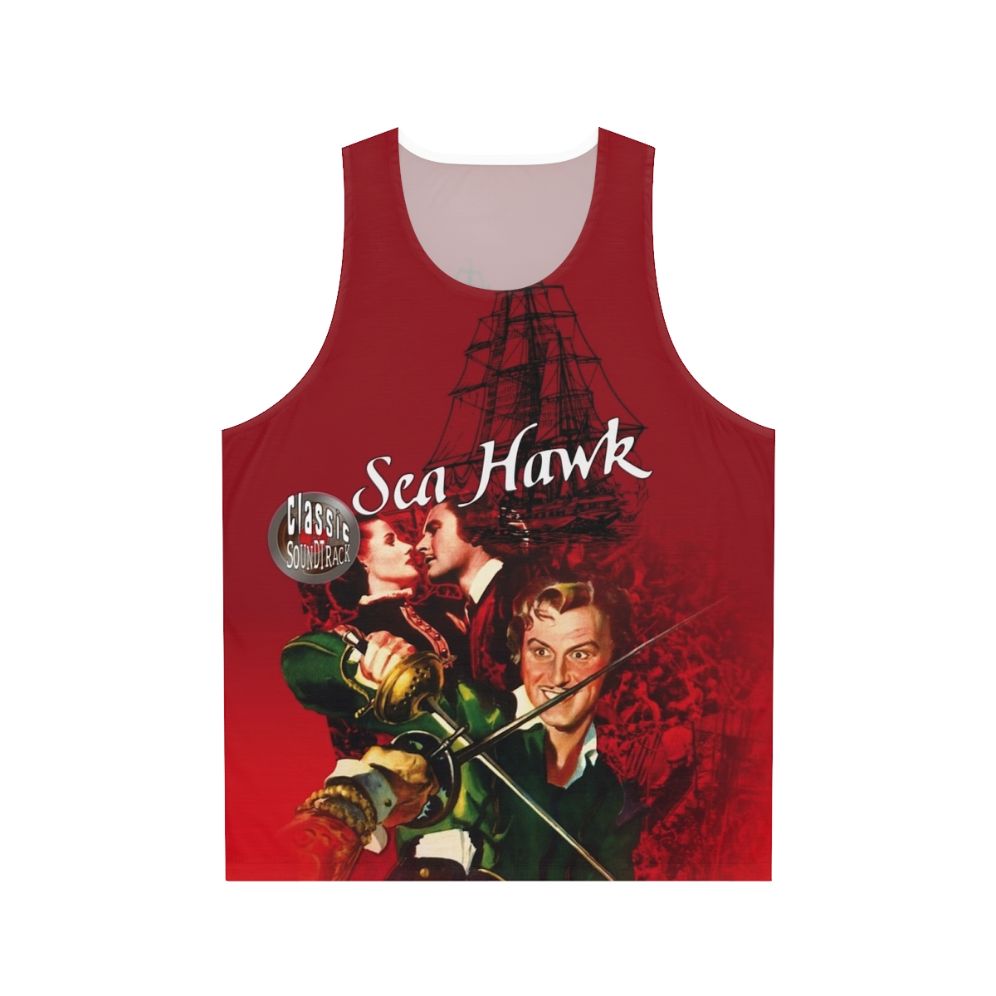 Unisex tank top with pirate-inspired design