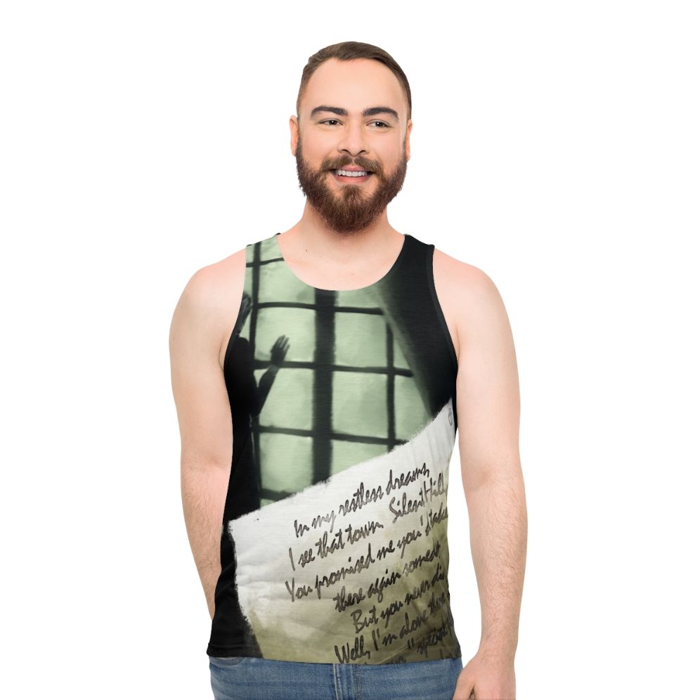 "Waiting For You" Silent Hill 2 Unisex Tank Top - men