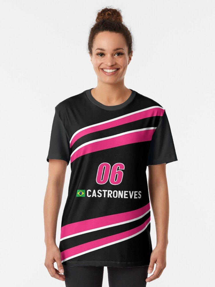 IndyCar 2023 Castroneves Graphic T-Shirt - Women