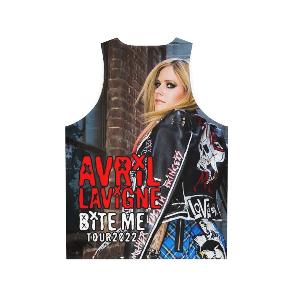 Avril Lavigne Unisex Concert Merch Tank Top - Back