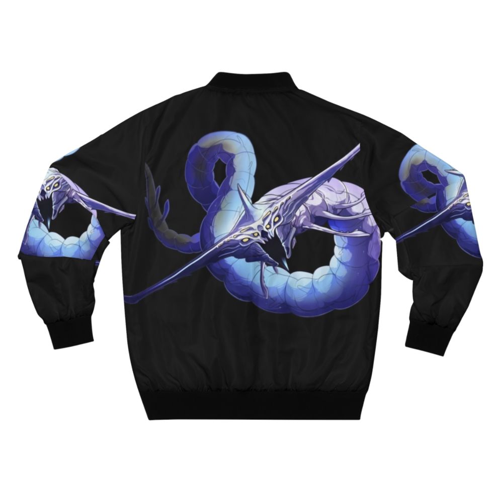 Subnautica Ghost Leviathan Bomber Jacket featuring the iconic alien creature from the game - Back